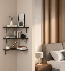 Best Selling Minimalist Floating Wall Shelves <b>Set</b> for Home Decor Display Books Plants Photo Frames Available At Best Price - Product Image 1