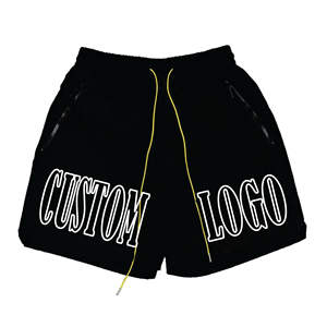 Soft Mesh Lined Shorts Double Layer Custom Shorts For Men Luxury 5 Inch Inseam OEM Two Tone Polyester Nylon Gym Shorts - Product Image 3