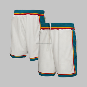 Pantalones cortos de algodón para hombre con estampado de diamantes de imitación personalizado de talla grande de verano en blanco de alta calidad de diseñador al por mayor - Product Image 2