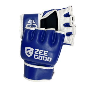 Gants de MMA pour hommes et femmes, gants de kickboxing à paume ouverte, pour entraînement au sac de frappe, équipement de Muay Thai, en cuir PU - Product Image 3