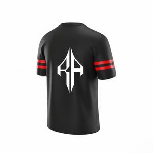 Camiseta de Fútbol Americano de Verano de Alta Calidad, Cuello en V, Color Sólido, 100% Poliéster Transpirable, Marca RIVIAN ATLANTIC - Product Image 6