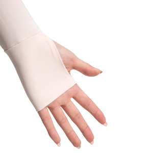 Manches de protection solaire pour femmes, été, anti-UV, rafraîchissantes, respirantes, séchage rapide, pour cyclisme et conduite, avec ouverture pour les doigts, en polyester et nylon - Product Image 5