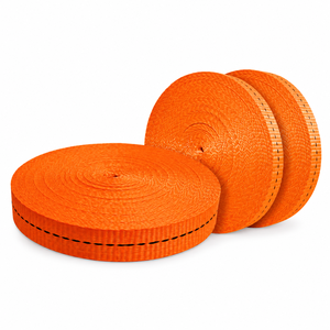 Sangle en polyester OEM 25 mm haute ténacité pour sangles d'arrimage à cliquet, sangle de cargaison, couture industrielle, fourniture directe d'usine - Product Image 1