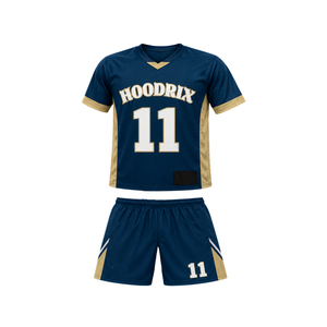 Fabricant professionnel d'uniformes de lacrosse, impression par sublimation OEM, maillot de lacrosse pour hommes adultes, design personnalisé, maille vierge, hiver - Product Image 2