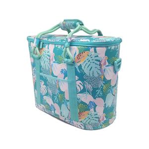 Sac à déjeuner portable Ningbo Wilson personnalisé, grande capacité, durable, écologique, en tissu maillé, avec fermeture éclair, à porter en bandoulière - Product Image 3