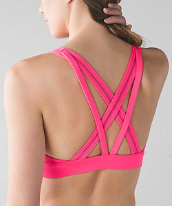 Women's Deep V-<b>Neck</b> <b>Halter</b> Sports <b>Bra</b> Solid Color Breathable Medium Support Yoga Seamless Cut-Out Front Logo Design - Product Image 4