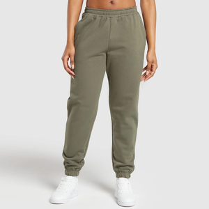 Pantalon de jogging tricoté pour femme, taille mi-haute, coupe droite, couleur cerise, décontracté, doux et confortable - Product Image 5