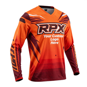 Jersey de Motocross Personalizado para Hombre, Manga Larga, Impresión por Sublimación, Secado Rápido, Camiseta Deportiva para Motocicleta - Product Image 2