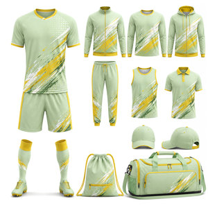 Kit de football respirant en polyester sublimé à prix compétitif pour hommes, uniforme de football en gros, marque privée, fournisseur d'usine, personnalisé - Product Image 1