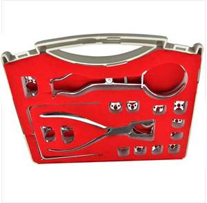 Nuevo Kit de Dique de Goma Dental Manual de Acero 2024 para Cirugía Dental, Instrumentos Quirúrgicos Dentales, Perforador de Dique, Certificado CE, Garantía de por Vida - Product Image 4