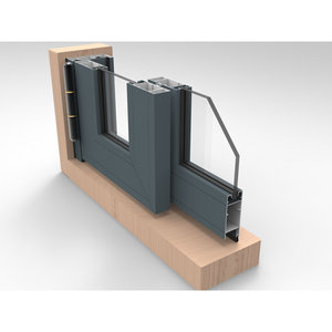 Sistema de Puerta Corredera y Batiente de Aluminio de Lujo 6063 T5 con Mecanismo Híbrido, Sin Barreras, Máximo Espacio de Apertura, Perfiles de Aluminio Fravi - Product Image 2