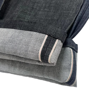 Custom High Quality Vintage Selvedge Denim <b>Jeans</b> for Men Streetwear Style with <b>Button</b> Baggy Boot Cut for Winter - Product Image 3