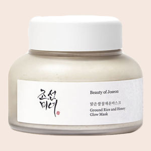 Masque hydratant pour le visage au riz moulu et à la crème de miel, 150 ml, authentique K-Beauty, à rincer, directement de l'usine - Product Image 1