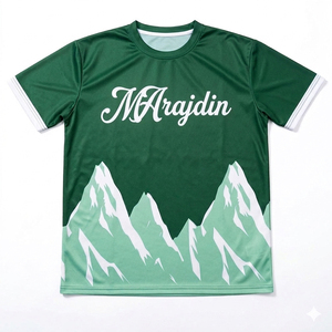 Camiseta Deportiva Personalizada para Hombre, de Secado Rápido, 100% Algodón Ecológico, con Estampado Completo, para Gimnasio, Entrenamiento, Fitness, Running, Fútbol - Product Image 5