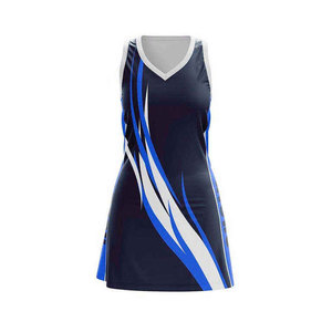 Vêtements de sport d'équipe personnalisés, tissu léger, uniforme de netball pour équipes féminines compétitives, uniforme de netball - Product Image 1