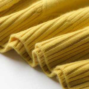 Pull en maille à col roulé pour femme, couleur unie, manches longues, décontracté, hiver, 100% acrylique, anti-boulochage, coupe classique - Product Image 4