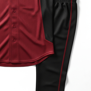 Custom Sublimation Baseball Uniform Set Mesh Fabric Quick Dry <b>Mens</b> Softball Jersey Pants Sportswear For Tournament - Product Image 4