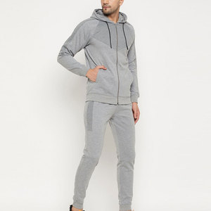 Ensemble de survêtement pour homme à capuche, design tendance, hiver, uni, écologique, 100% coton, couleur personnalisée, en vente - Product Image 2