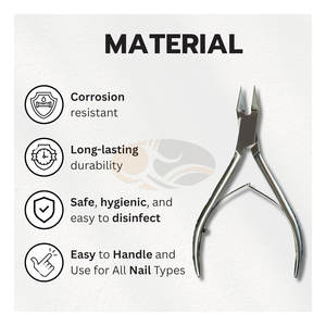Coupe-ongles pour bébé en acier inoxydable de qualité chirurgicale, coupe de précision, lames à double action, ouverture large, ergonomique et compact - Product Image 2