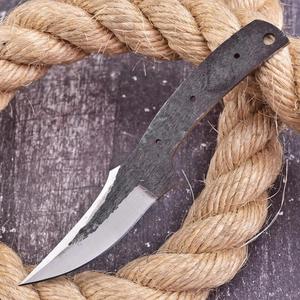 Lame de couteau de chasse et de bushcraft en acier à haute teneur en carbone 1095, ultra-affûtée, forgée à la main, qualité DIY, production directe usine OEM - Product Image 1