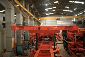 Indian Manufacturer High Quality 40ft Skeletal Semi <b>Trailer</b> Skeleton Container and Truck for Sale <b>Cargo</b> & <b>Utility</b> <b>Trailers</b> - Product Image 3