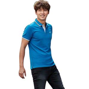 Polo de Golf personalizado apto 100% poliéster/algodón cuello en V camisetas polo en blanco de peso pesado hombres de talla grande polos de hombre - Product Image 1