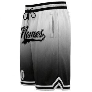 Shorts de basketball personnalisés pour hommes, sublimés, en toile unie, décontractés, à séchage rapide, avec cordon de serrage, respirants, style sportif, poches avant avec logo - Product Image 3