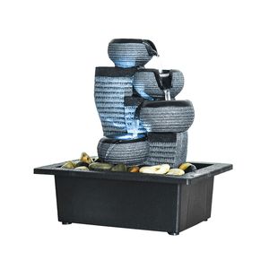 Fuente de Agua Interior de 10 Pulgadas con Bomba Sumergible para Decoración de Oficina y Hogar, Elegante Decoración Interior - Product Image 4