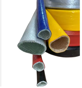 Manguera Hidráulica de Alta Temperatura con Aislamiento de Silicona, Revestimiento de Fibra de Vidrio Trenzada, Protector de Manguera Contra Incendios, 600V - Product Image 1