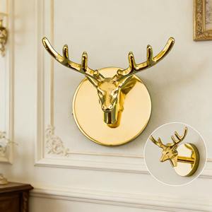 Gancho de pared con forma de cabeza de pato, elegante colgador con temática animal para colgar bolsas de regalo, decoración festiva y accesorios de la India. - Product Image 6
