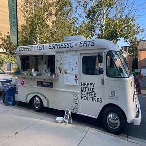 Mobile Coffee Food Truck Serving Fresh Brewed Espresso Cappuccino Latte And Iced Coffee Perfect For Events Street Service - Product Image 3