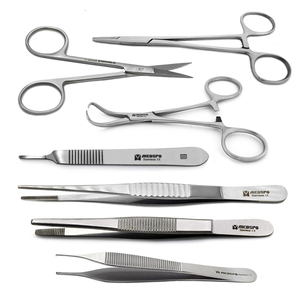 Kit de dissection pour étudiants en médecine vétérinaire MEDSPO, instruments chirurgicaux, outils de chirurgie mineure vétérinaire, kit de retrait de sutures - Product Image 1