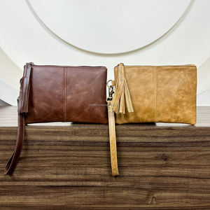 2025กระเป๋าคลัทช์ความจุขนาดใหญ่หนังแท้แบบเต็มรูปแบบดีไซน์หรูหราสินค้ามาแรง - Product Image 5