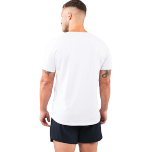 Chemise à manches courtes blanche pour homme, coton premium confortable, vêtements décontractés, chemise de sport élégante, vente en gros, vêtements de sport, fitness - Product Image 4