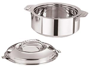 Ensemble de casseroles durables en acier inoxydable avec étui isotherme Thermosteel, lot de 3 pour salades, currys et riz, à prix réduit pour l'exportation - Product Image 4