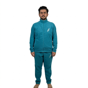 Chándal Deportivo para Hombre, Corte Ajustado, a la Moda, con Cierre, Cómodo, Unisex, de Forro Polar - Product Image 1