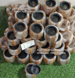 Nouveau bois résine époxy Bakhoor brûleur d'encens arabe Oud brûleur pour parfum de maison pour le Ramadan et Noël en Inde-en vrac - Product Image 3