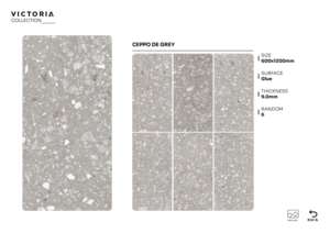 กระเบื้องพอร์ซเลนพื้นผิวหรูหรา ขนาด 600x1200 มม. กระเบื้องปูพื้นและผนังขนาดใหญ่ สำหรับห้องนั่งเล่น ห้องครัว และตกแต่งภายในสำนักงาน - Product Image 3