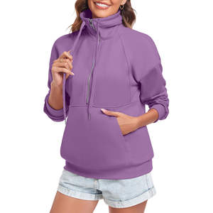 Sudaderas con capucha de algodón para hombre, de alta demanda, con logotipo personalizado, de primavera, de cuello alto, de felpa, lavadas y bordadas - Product Image 1