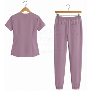 Tenue d'hôpital de luxe pour femmes, uniforme d'infirmière haut de gamme avec tissu durable et coupe professionnelle moderne - Product Image 2