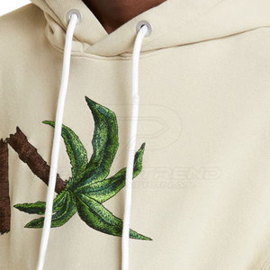 Sweat-shirts d'hiver décontractés pour hommes avec broderie personnalisée, 100% coton, à col rond avec poche avant, style streetwear délavé - Product Image 5