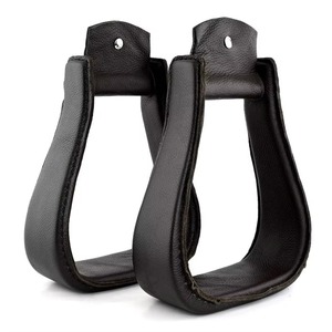 Estribos de Seguridad de Aluminio para Montar a Caballo, Estribos Ecuestres Antideslizantes con Protección para el Tobillo, Premium para Arena y Equitación Veterinaria - Product Image 6