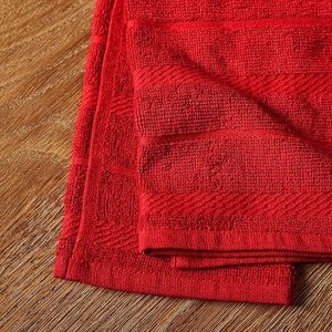 Set di 4 Asciugamani da Cucina Albany Rosso Passione/Bianco 16"x26"-Qualità Premium per la Tua Cucina - Product Image 4