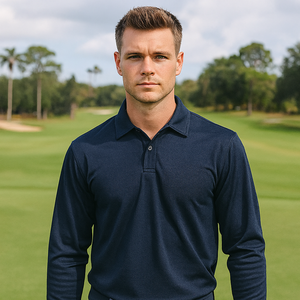 Camiseta Polo de Manga Larga Personalizada OEM para Hombre, Bordado e Impresión de Logotipo de Alta Calidad, Ropa Casual de Golf para Verano - Product Image 2