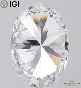 Destello impecable 4,00 CT. IGI certificado forma ovalada D Color VVS2 claridad 12,62 MM laboratorio crecido CVD diamante para joyería de moda - Product Image 5