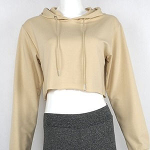 Sudadera con Capucha Oversize para Mujer, Transpirable, con Logo Personalizado, Estilo Urbano, Top Corto Casual, Capucha Ajustable, Tejido Deportivo Transpirable - Product Image 5