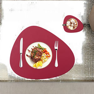 Andmade-Juego de tapetes y posavasos para mesa de comedor, mesa de centro de cuero para tapete, regalo de negocios - Product Image 6