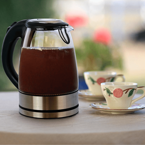 Hervidor Eléctrico Inalámbrico de Vidrio Borosilicato de 7 Tazas y 1500W con Base Giratoria de 360 Grados - Product Image 6