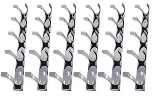 PROMIXO SS202 Premium 5-Pin Aluminium Cloth <b>Hook</b> <b>Wall</b> Mounted Hanger Rack for Clothes, Towels & <b>Keys</b> - Product Image 3