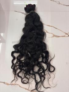 Raw Indian Natural <b>Curly</b> Human Hair Bundles – 100% Unprocessed Temple Hair <b>Extensions</b> Wholesale - Product Image 2